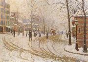 Paul Signac, The Boulevard de Clichy under Snow